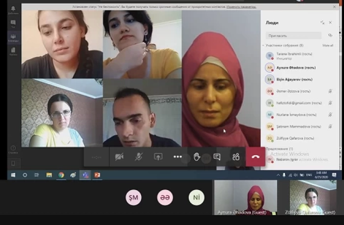  Region müəllimləri üçün distant təlimlər başladı.