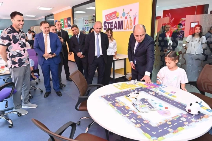  Mingəçevir STEAM Mərkəzinin açılışı keçirilib.